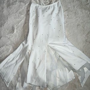 White dance leotard dress up size 7